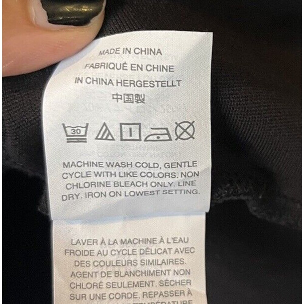 J Crew Black Structured Flutter Hem Asymmetrical … - image 8